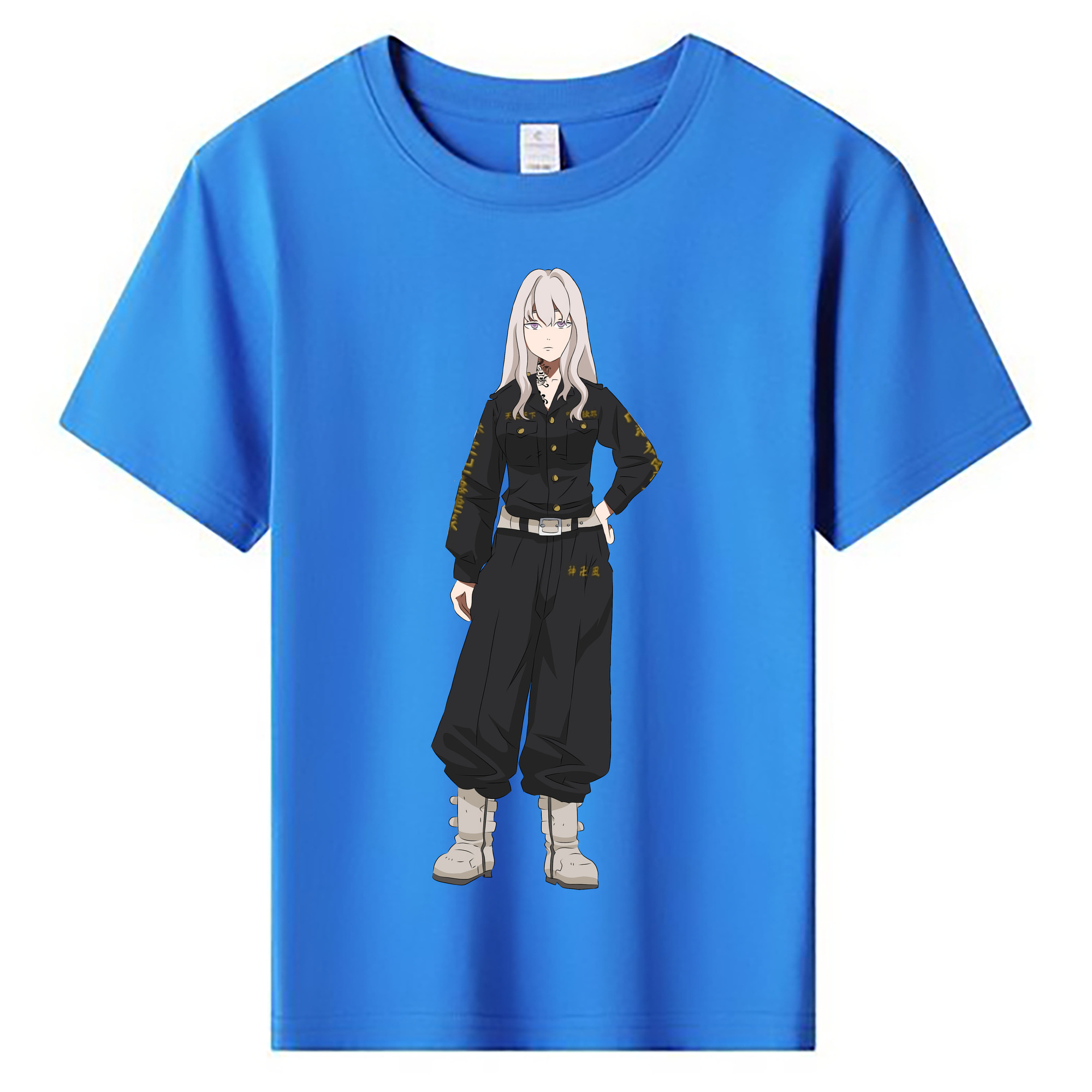 （画像用） 東京リベンジャーズ Tokyo Revengers 綿100％キッズTシャツ（フロントプリント）